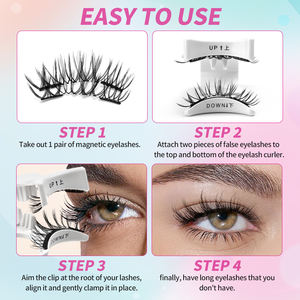 Où <span class=keywords><strong>acheter</strong></span> des <span class=keywords><strong>cils</strong></span> magnétiques en soie, doux et volumineux, sans eye-liner ni colle ? - Product Image 3