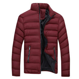 Customised <b>Men</b> Warm Puffer <b>Jackets</b> Trendy <b>Black</b> White Quilted Design Urban Style Daily Wear Personalised Custom Label - Product Image 1