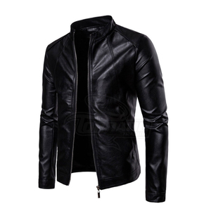 Chaqueta de Cuero para Hombre, Precio al por Mayor, Chaqueta de Cuero PU, Chaqueta de Cuero de Moda para Hombre con Chaqueta de Cuero para Hombre de Alta Calidad - Product Image 2