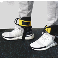 Sangle de cheville unisexe antidérapante de haute qualité sur mesure pour l'exercice, la remise en forme, la musculation des jambes et la protection des muscles.