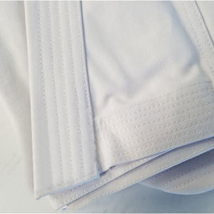 White Karate Uniform With <b>Belt</b> Breathable Light Weight <b>Elastic</b> Training Suit Karate Uniform Custom Made Karate Uniform - Product Image 6