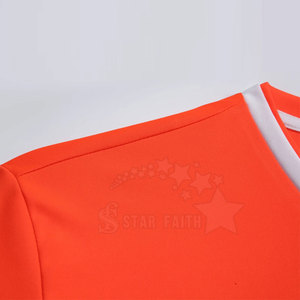 Camiseta de Fútbol de Manga Corta para Hombre, Estilo Moderno, Lisa, Ecológica, Transpirable, 100% Poliéster, Ligera, Tallas Grandes - Product Image 4