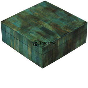 Boîte d'incrustation de luxe faite à la main avec os et vadrouille pour le stockage de bijoux belle décoration intérieure et cadeaux mémorables Tradebyd - Product Image 1