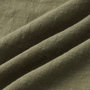 Ensemble de vêtements d'été pour hommes Style décontracté léger 100% coton T-shirt et short couleur unie pour les jours d'été - Product Image 2