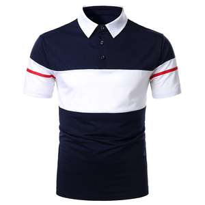 Camiseta Polo para Hombre al por Mayor, Estilo Europeo Americano, Panel Superior de Alta Calidad, Talla Grande - Product Image 2