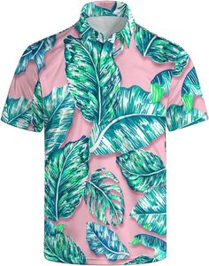 Camiseta de Golf de Poliéster y Elastano para Hombre, Talla XL, de Secado Rápido, Tejida y Estampada, Servicio OEM, Colores Personalizados al por Mayor, Alta Calidad - Product Image 1