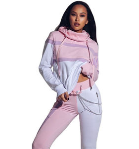 Nouveau design de jogging avec logo personnalisé, vêtements de fitness 2 pièces, survêtements, jogging, costume de sport, survêtement pour femme, vente à chaud - Product Image 1