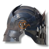 Casque noir médiéval Alva Knight Dark Souls, style moderne, armure en fer découpée pour cosplay