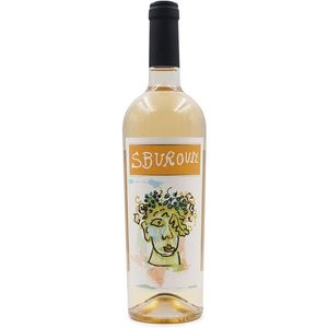 SBUROUN Bianco Rubicone IGT 750ml Fruity Balanced Italian White <b>Wine</b> 6 Bottles Per Box Handcrafted in Italy - Product Image 1