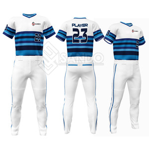 Uniforme de béisbol más vendido de alta calidad, peso ligero, hecho en poliéster, uniforme de béisbol para adultos - Product Image 6