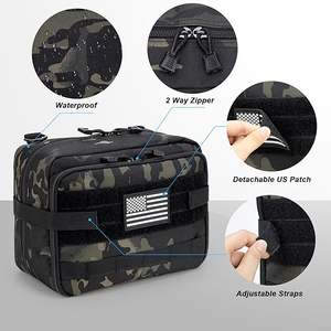 กระเป๋ายุทธวิธีกันน้ำกระเป๋าซิป Molle เข็มขัดสีสันสดใสใช้งานได้กลางแจ้งใช้ในชีวิตประจำวัน - Product Image 6