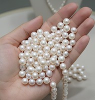 Perles rondes blanches d'eau douce naturelles 5 mm, qualité AA, certifiées par un tiers, lot en vrac pour la fabrication de bijoux, modèle Mehrajuddin Gems