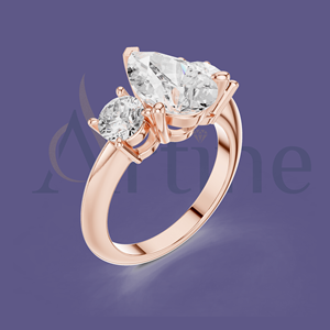 14K <b>Adjustable</b> <b>Silver</b> <b>Ring</b> with Crystal Stone Fashion Jewelry - Product Image 1