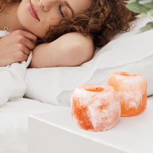 Candelabros de sal Rosa hechos a mano de IMPEX PAKISTAN, artesanías naturales puras personalizadas de excelente calidad - Product Image 6