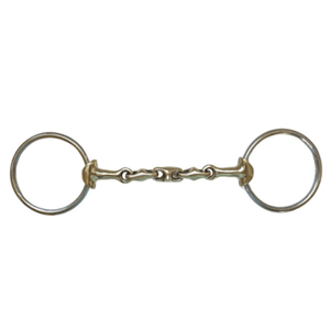 2025 anneau lâche vétérinaire Waterford Cheek Mouth Snaffle Bit Embouchure lisse polie Tous les mèches de cheval sont disponibles - Product Image 5
