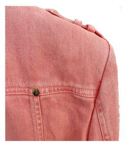 Logo personnalisé Design élégant sport bleu Streetwear femmes Jean Denim vestes femmes vestes coupe-vent - Product Image 5