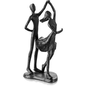 Amantes del arte Figura Escultura Resina minimalista negra Artesanía Decoración para el hogar - Product Image 6