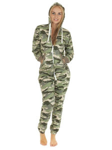 Traje deportivo de camuflaje para mujer, mono con capucha, ropa de dormir, pijama, chándal de talla grande para mujer - Product Image 5