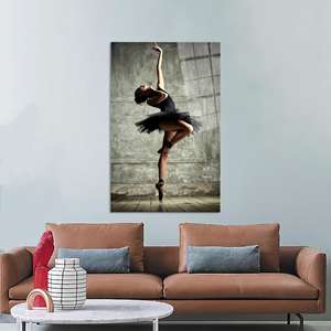 Impression sur toile murale Femme Moderne : Décoration élégante pour chambre de fille, ART EN VERRE TÉMPERÉ - Product Image 1