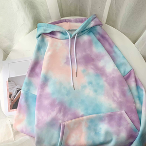 Quick Dry Tie Dye Hooded Sudaderas con capucha de gran tamaño Hombres Nueva llegada de calidad superior Sudaderas con capucha para hombres y mujeres Fleece - Product Image 3