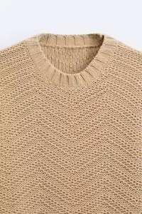 Pulls pour hommes sur mesure, automne-hiver, décontractés, tricotés, avec logo décoratif sur le devant, vente en gros, élégants, chauds, respirants, de haute qualité - Product Image 4