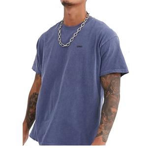 Camisetas Vintage de Algodón Pesado 100% con Impresión Personalizada, Camisetas Lisas con Lavado Ácido al por Mayor, Camisetas para Hombre - Product Image 2