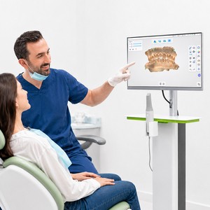 Estación de trabajo móvil integrada para escaneo intraoral dental, carrito con computadora todo en uno para uso en hospitales dentales - Product Image 3