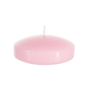 CGA064-P - 3 Floating Disc <b>Candles</b> - Pink - Product Image 2