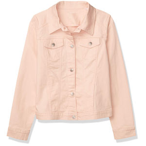 New Arrival Solid Color Customized Logo Women Denim Jacket Breathable Wholesale Price Plus Size Denim Jacket For Women's - Product Image 3