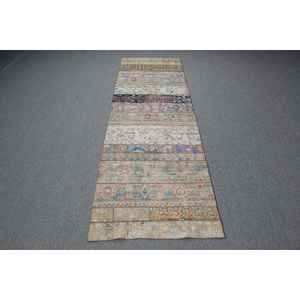 Alfombra de 2.5x8.5 pies, Alfombra Turca, Alfombra Marroquí Azul - Product Image 1