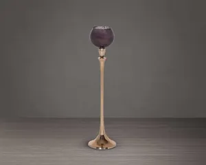 Lot de 3 chandeliers hauts piliers avec verre votif pour la maison hôtels bougeoirs votifs en verre pour la décoration de mariage - Product Image 2