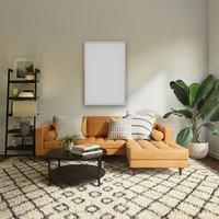 Calentador de panel infrarrojo eléctrico independiente portátil al por mayor, calentador de pared radiante decorativo para invernaderos, respetuoso con el medio ambiente