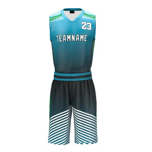 Uniformes de Baloncesto de Último Diseño, Conjunto de Uniformes de Baloncesto de Color Sólido con Logotipo Personalizado en Diferentes Colores - Product Image 2