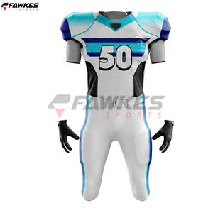 ปรับแต่งชุดอเมริกันฟุตบอลชายชุดระเหิดพร้อมพิมพ์โลโก้ชุดอเมริกันฟุตบอล - Product Image 5