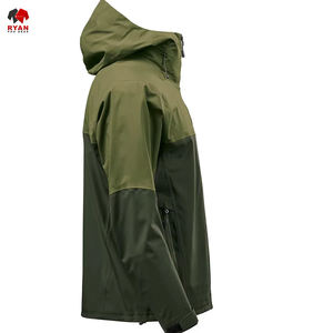 เสื้อแจ็คเก็ตกันลมแบบมีฮู้ด เสื้อแจ็คเก็ตกันลมแบบมีซิป กันน้ำ ระบายอากาศได้ดี คุณภาพสูง เสื้อแจ็คเก็ตกันลมสำหรับผู้ชาย - Product Image 6