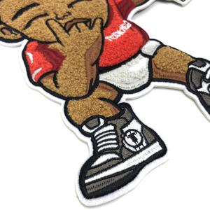 Parches de Ropa Bordados con Logotipo Personalizado de Diseñador, Parches de Chenilla con Forma de Corazón para Planchar en Gorras - Product Image 3