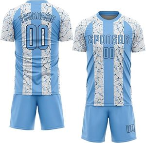 Dernier design, uniforme de football pour hommes 100% polyester, nouveau style, qualité professionnelle supérieure pour adultes, couleur personnalisée, logo personnalisé - Product Image 1