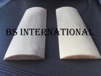 B.S International Couteaux de cuisine vintage à manches en os de chameau blanc écologique pour gaucher, idéaux pour servir les gâteaux