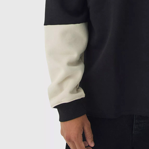 Vente en gros de sweatshirts à col en O en pur coton pour hommes/Sweatshirts surdimensionnés au meilleur prix tendance - Product Image 5