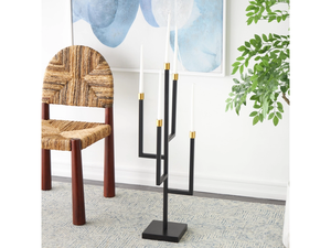 Bougeoir unique en métal fabriqué à la main pour des accents de maison exclusifs bougeoir en métal pour les intérieurs de maison modernes - Product Image 2