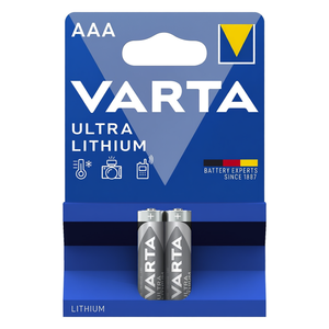 Pile Varta Ultra Lithium AAA 1,5 V, lot de 2 - Product Image 2