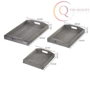 Plateau de service en bois multifonctionnel pour la cuisine, la salle à manger et le salon - Product Image 2