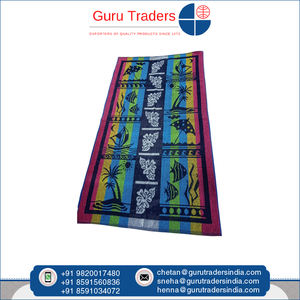 Personalización posible para toallas de playa surtidas con diseños Jacquard de forma rectangular de polialgodón de calidad superior al precio más bajo - Product Image 3