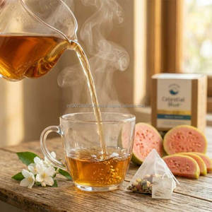 Guava Leaf Vegan Organic <b>Tea</b> Herbal Pyramid Bag Eco Biodegradable Natural Detox Antioxidant <b>Slimming</b> Caffeine Free 30 Count - Product Image 2