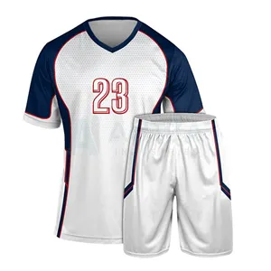 Vente en gros de maillots de football sublimés du fabricant OEM, ensemble d'uniformes de football rétro personnalisés, vêtements d'entraînement d'équipe pour hommes par Alitza Industri