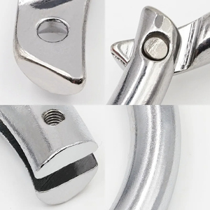 Réglable 910cm Cheval Bottes D'équitation En Métal Bovins Nez Anneaux Taureau Ox Vache Bovin Traction Pince Ferme Animal Bétail Pattes Griffes - Product Image 3