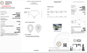 Diamant de laboratoire 1.73 ct coupé en poire certifié IGI E Color VS2 Clarity Lab-Stone - Product Image 5