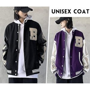 Chaqueta Varsity Premium para hombre en una rica lana Melton con detalles bordados tonales Chaqueta Varsity ligera para hombre - Product Image 5