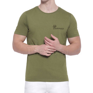 T-shirts pour hommes de haute qualité 100% coton anti-rides à la mode Service OEM coupe régulière vêtements de rue personnalisables - Product Image 1