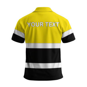 Chemise de travail haute visibilité personnalisée, chemise de sécurité réfléchissante, polo de chantier, vêtements de travail haute visibilité - Product Image 6